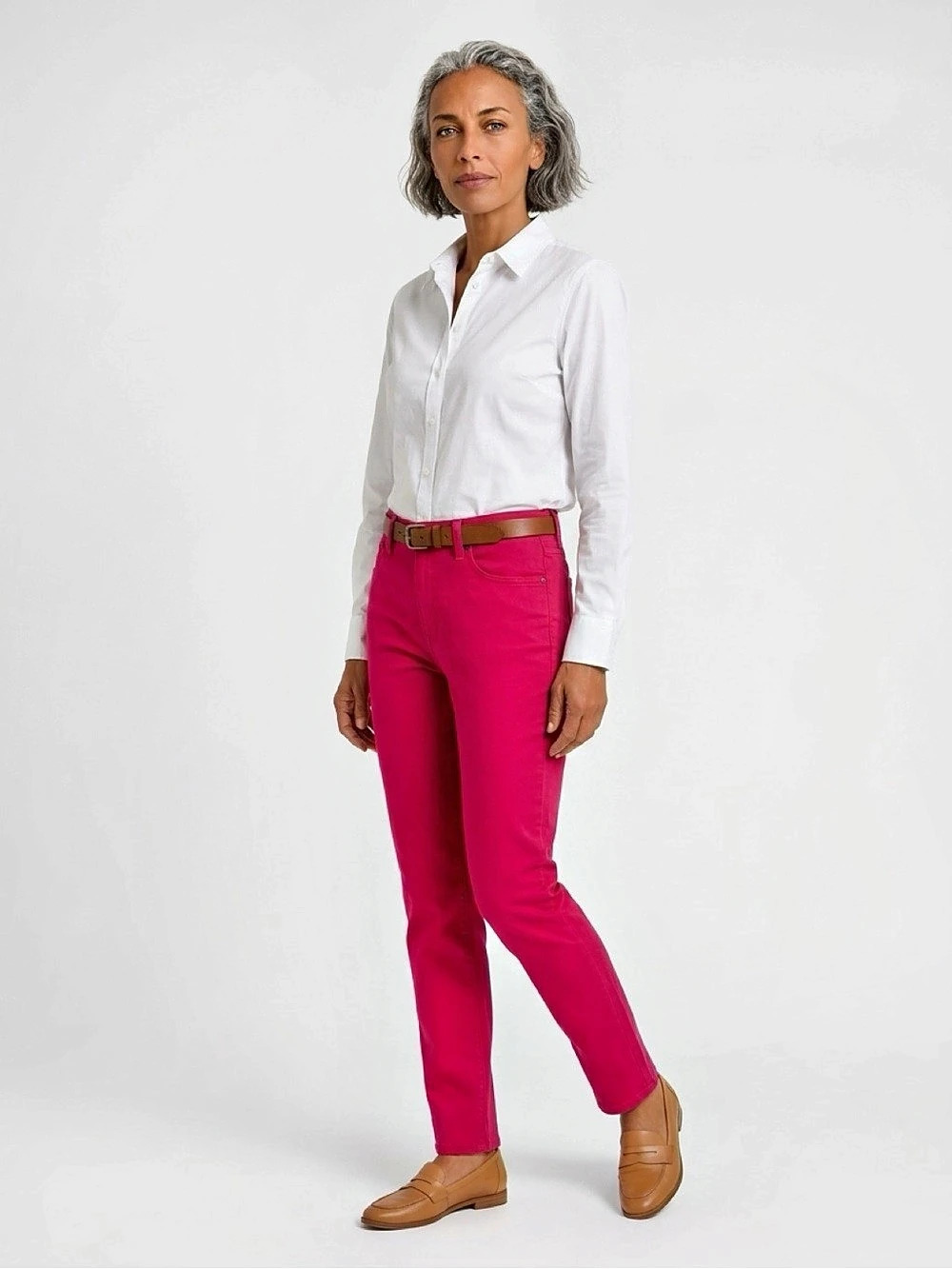 Lee Classic Fit Straight Leg Cotton Pants in Pink Size Medium NWT
